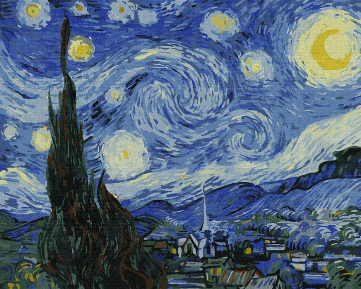 Painting by Numbers kit Starry Night KHO2857