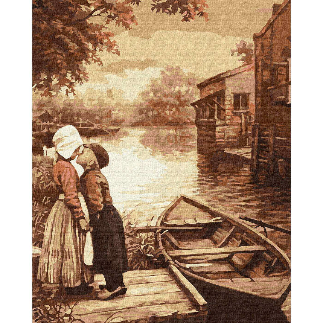 Painting by Numbers kit The first kiss KHO4976