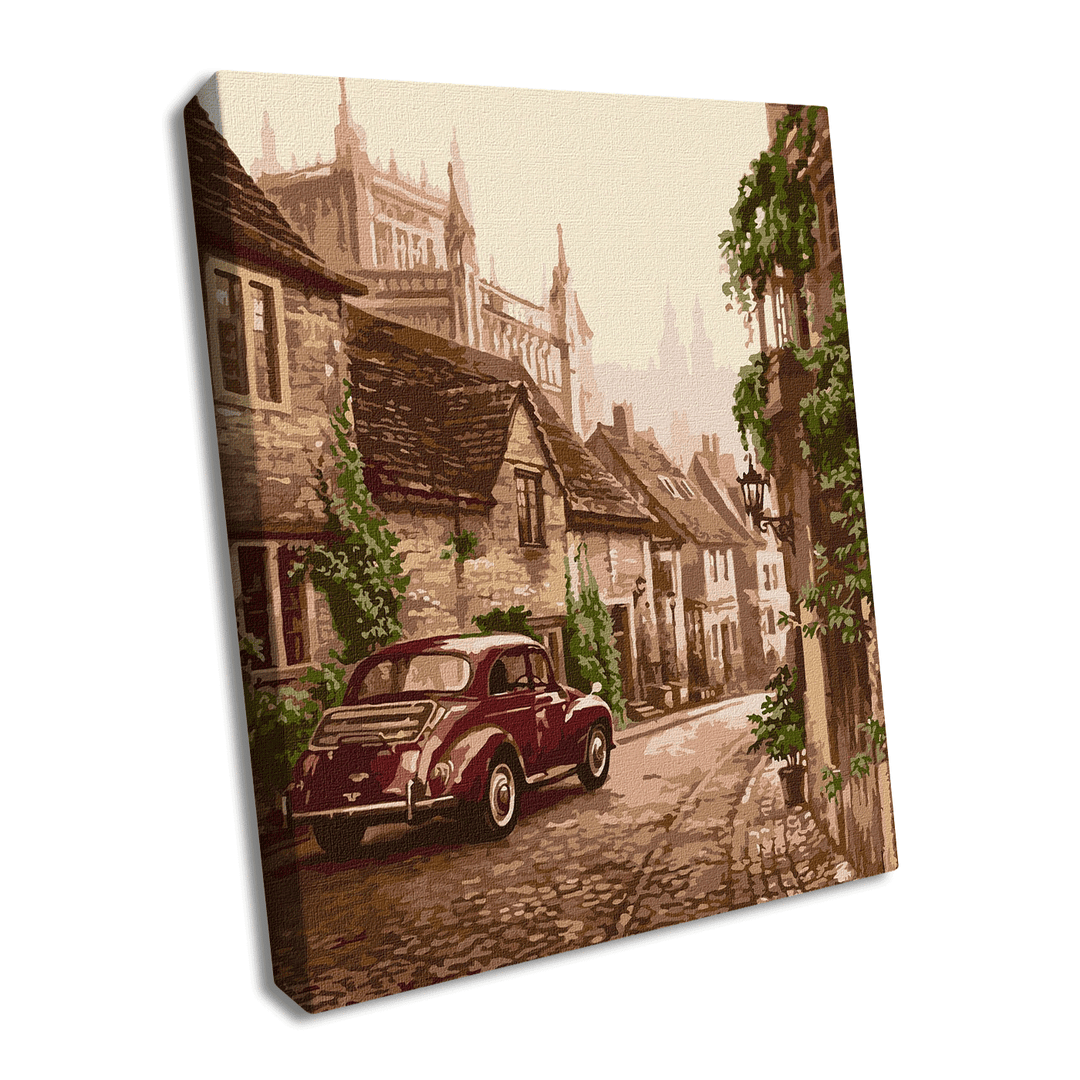 Painting by Numbers kit The old Town KHO3632