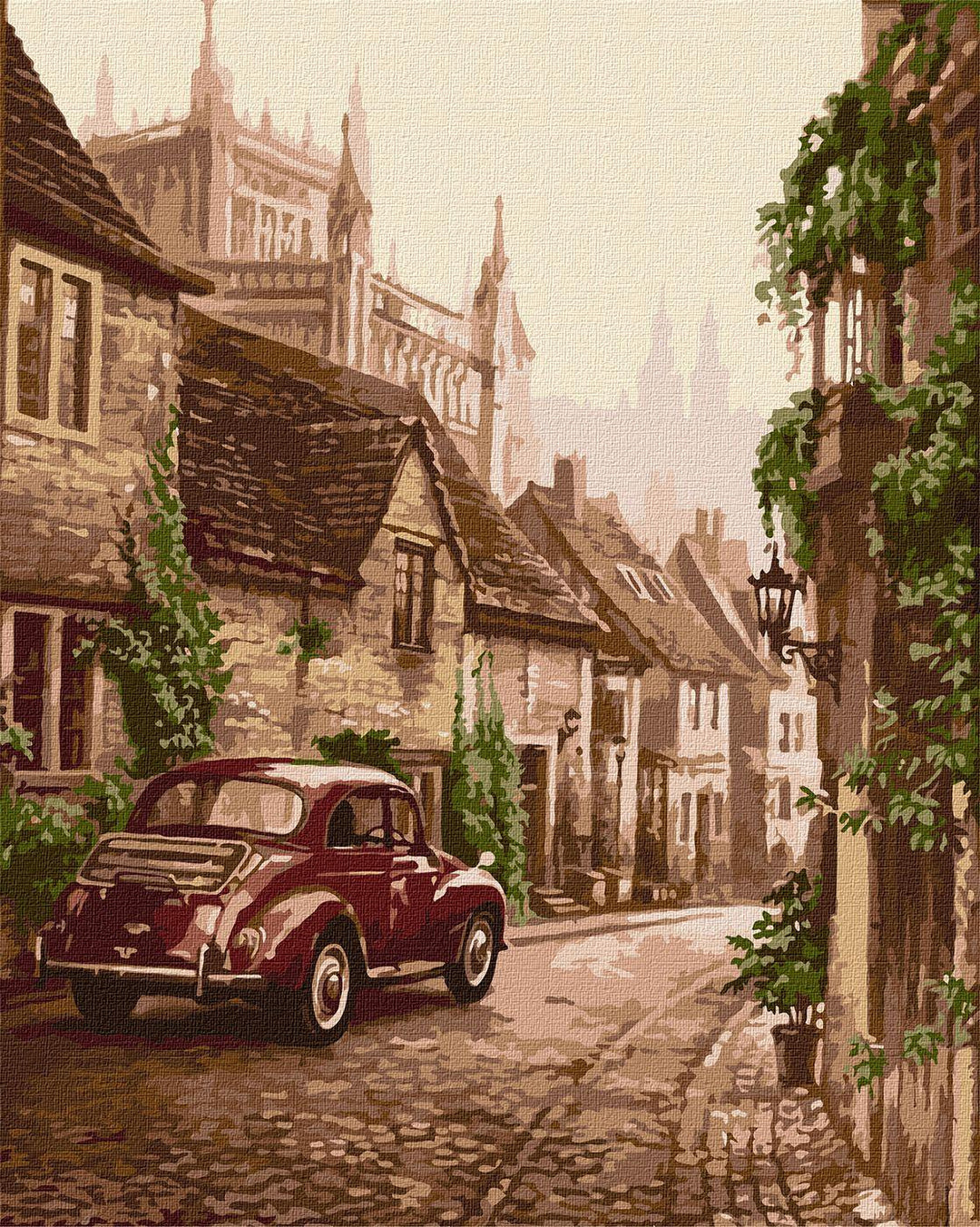 Painting by Numbers kit The old Town KHO3632