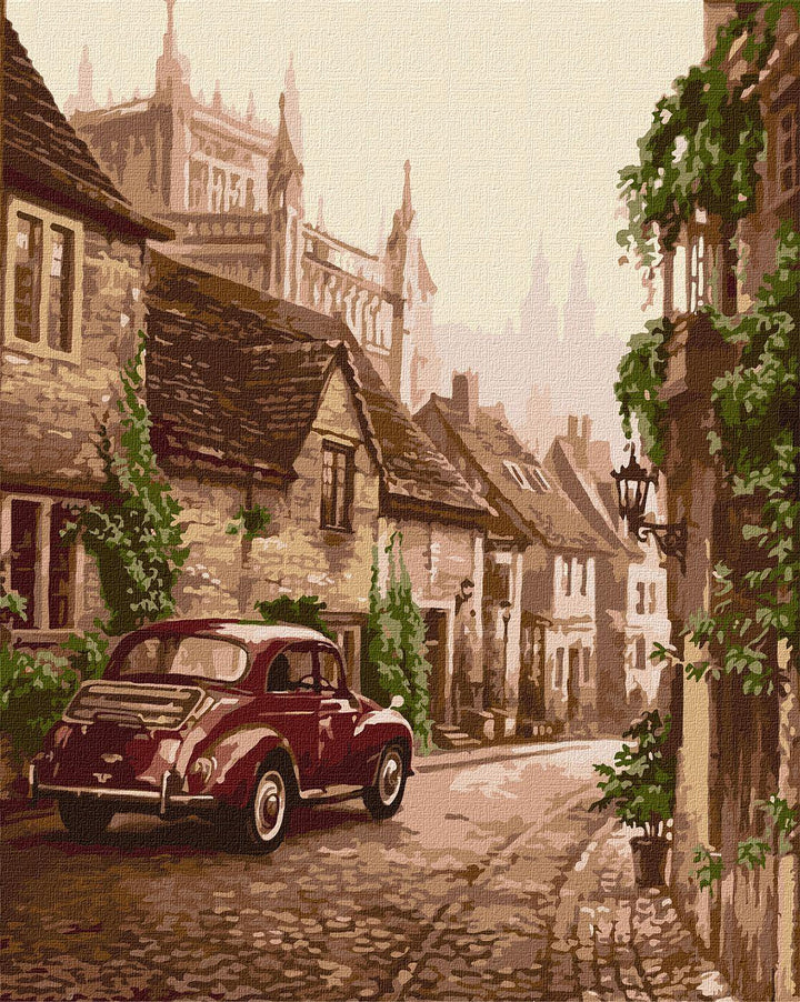 Painting by Numbers kit The old Town KHO3632