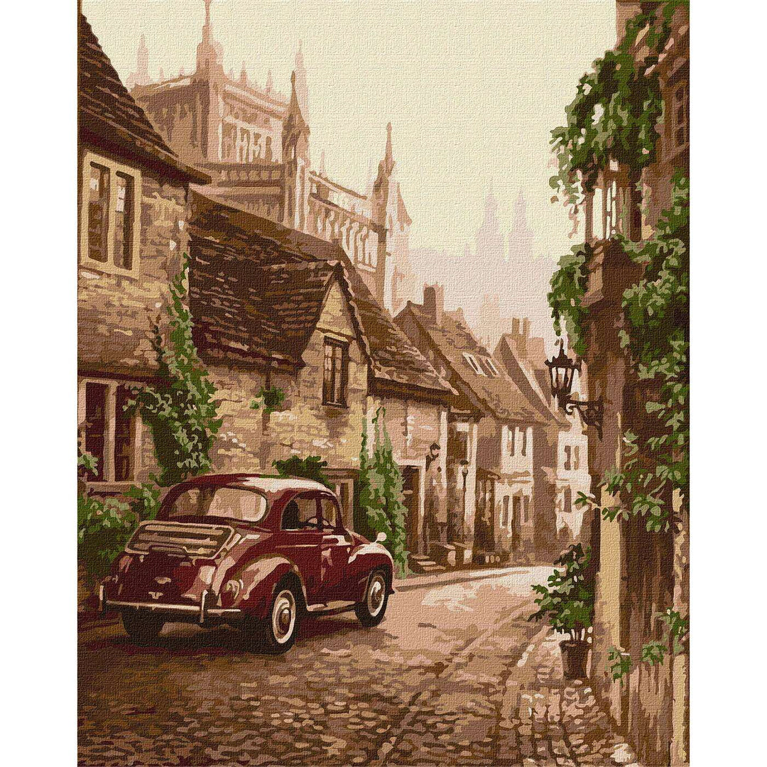 Painting by Numbers kit The old Town KHO3632