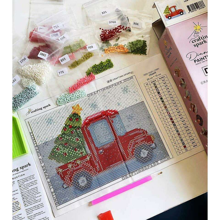 Panda CS303 5.9 x 7.9 inches Crafting Spark Diamond Painting Kit