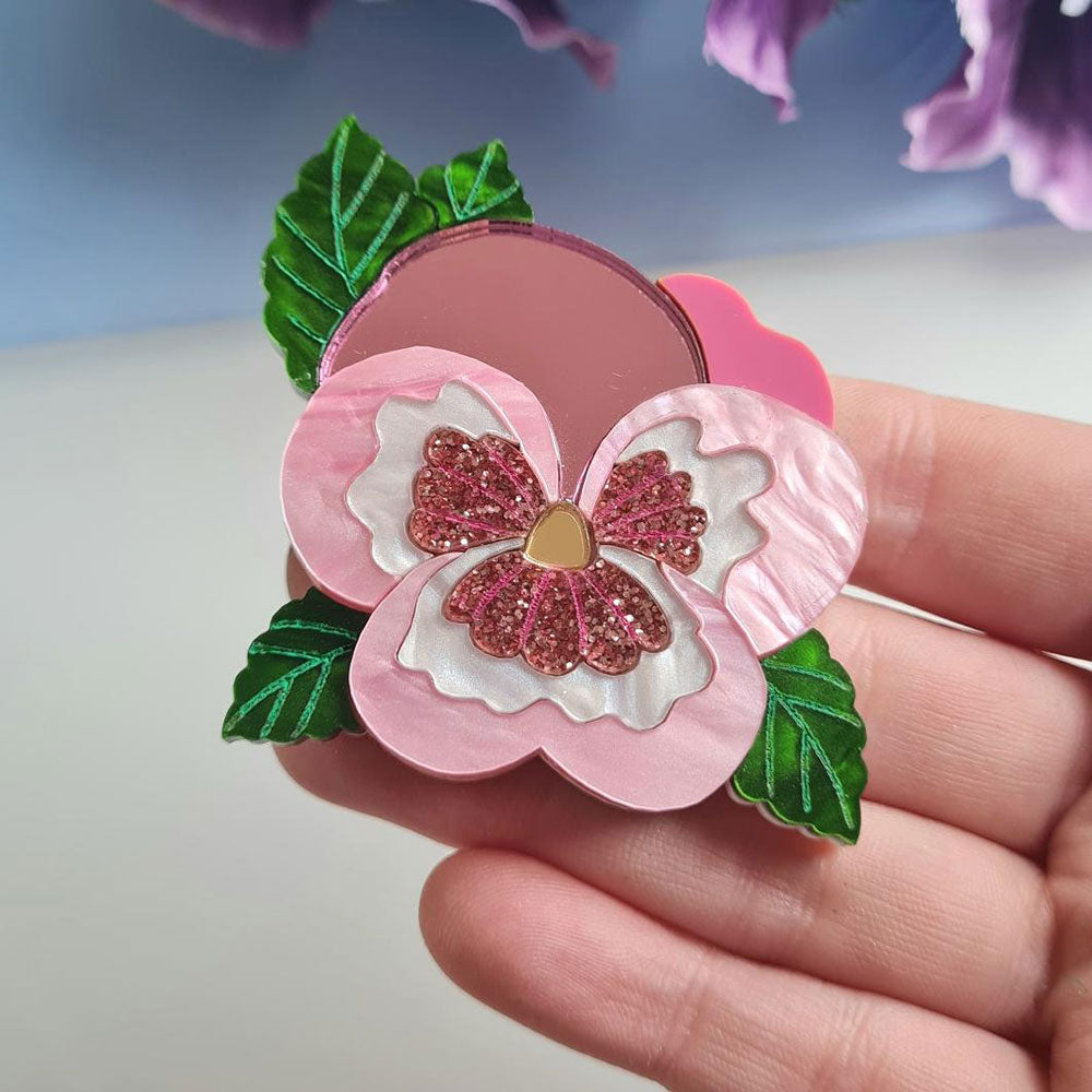 Pansy Brooch - Pre Order by Cherryloco Jewellery 5