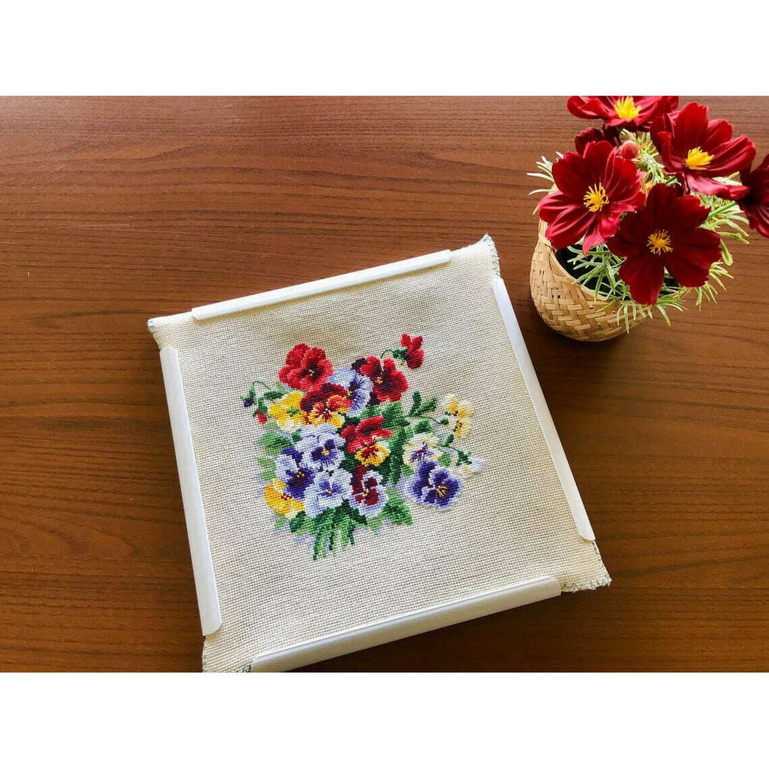 Pansy Medley  R1516 Counted Cross Stitch Kit