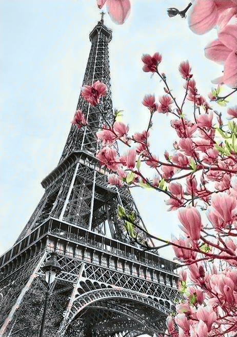 Paris CS128 7.9 x 11.8 inches Crafting Spark Diamond Painting Kit