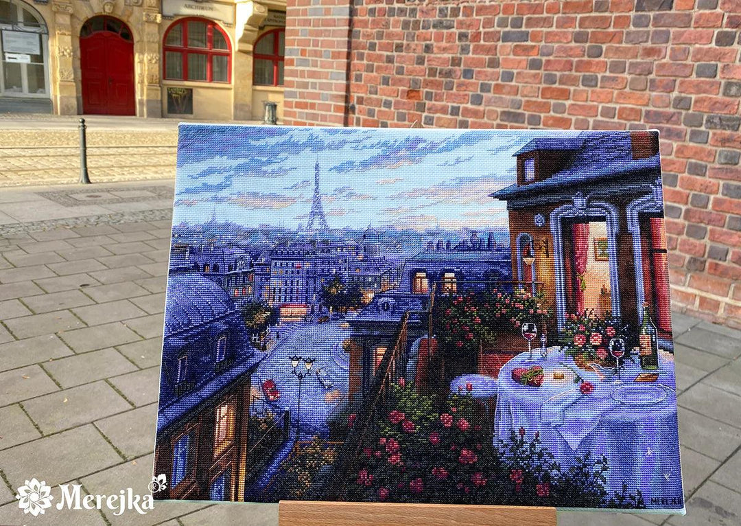 Paris Evening Deja Vu K-188 Counted Cross-Stitch Kit