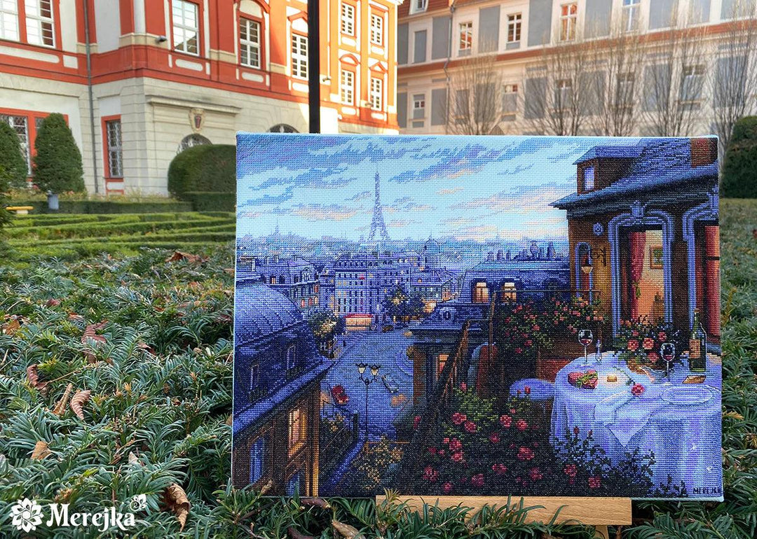 Paris Evening Deja Vu K-188 Counted Cross-Stitch Kit