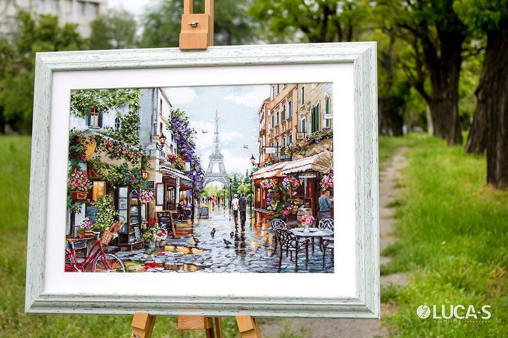 Paris in Flowers B2365L Counted Cross-Stitch Kit