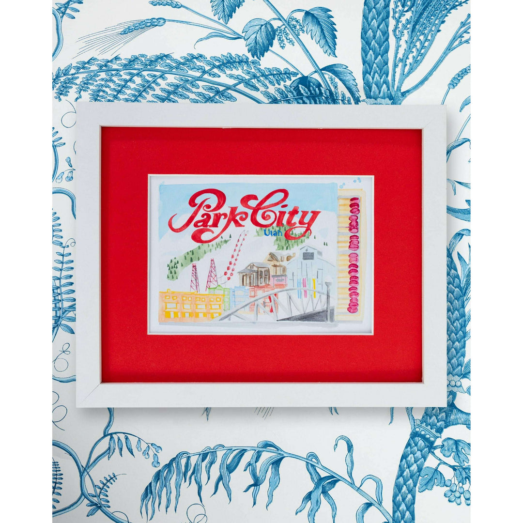 Park City Utah Matchbook Art Print