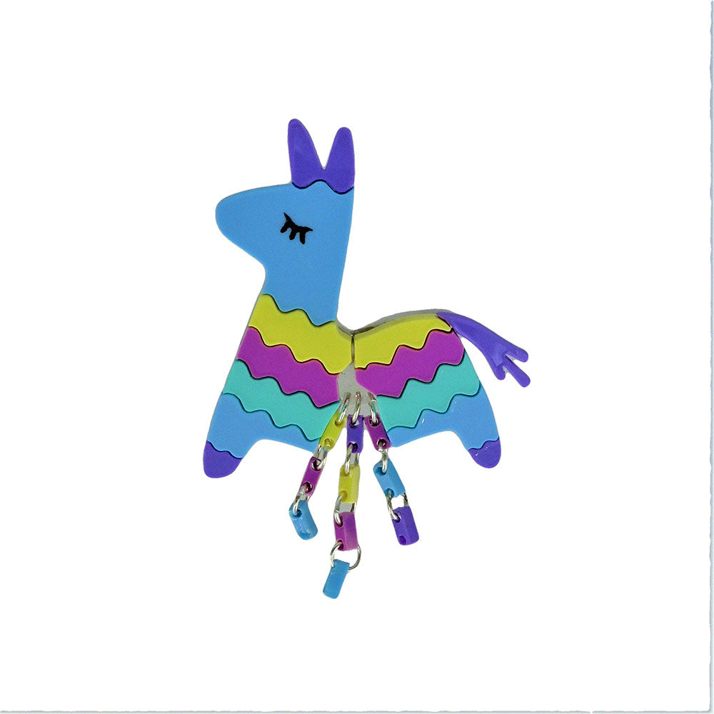 Party Pinata Brooch by Cherryloco Jewellery 2