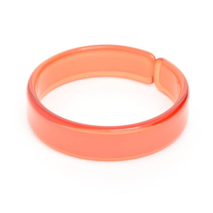 Party Resin Acrylic Stacking Bangle Bracelet ORANGE - Quirks!