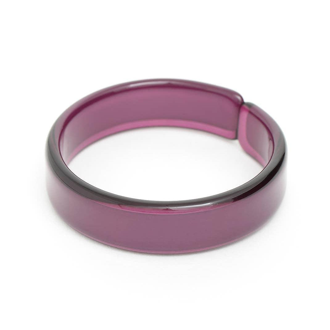 Party Resin Acrylic Stacking Bangle Bracelet PLUM - Quirks!