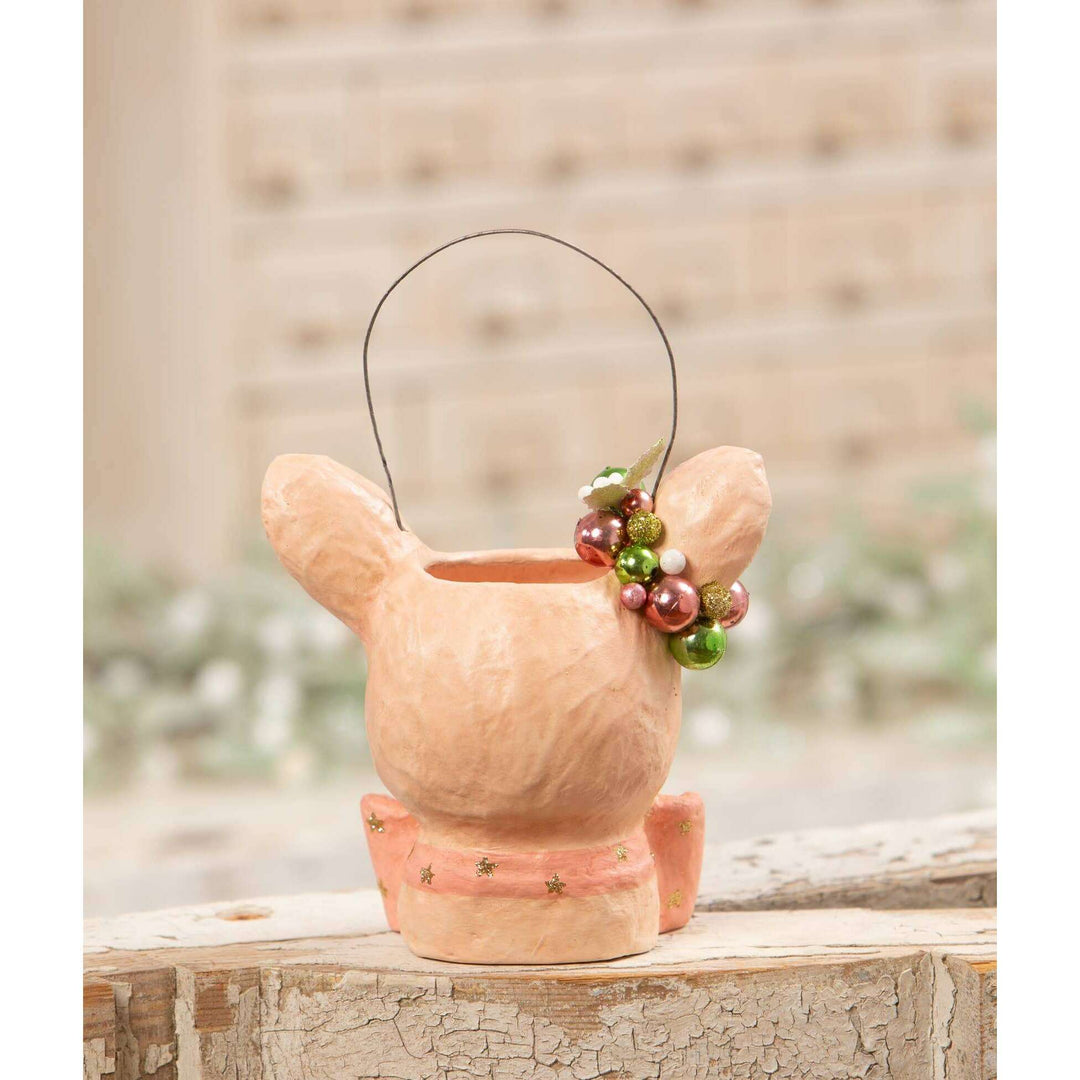 Pastel Fawnie Bucket Small by Bethany Lowe – view 3