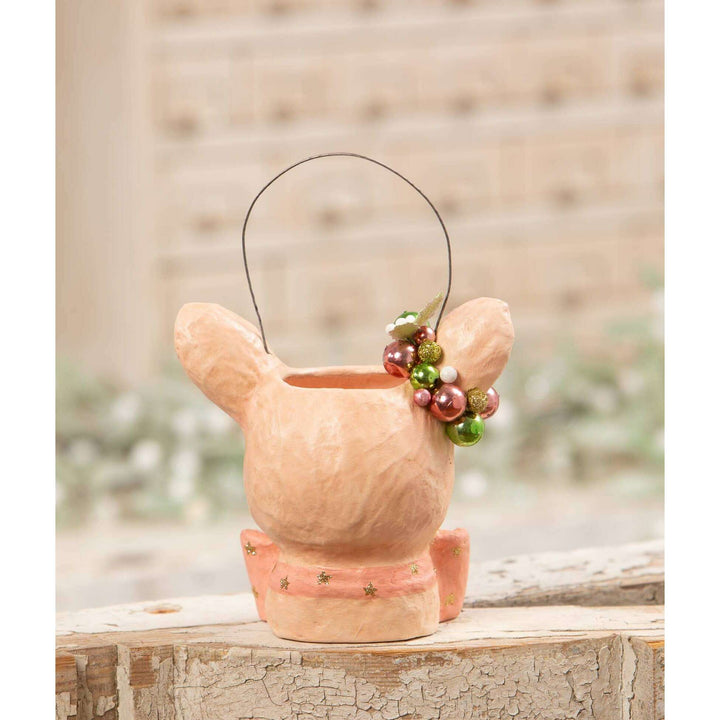 Pastel Fawnie Bucket Small by Bethany Lowe – view 3