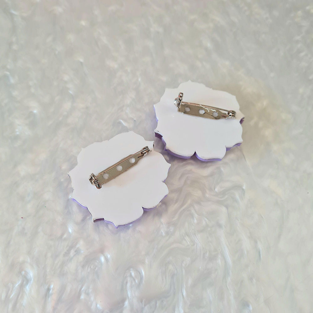 Pastel Rose Brooch Set by Cherryloco Jewellery 6