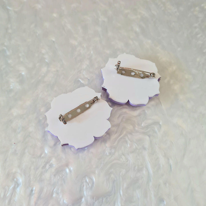 Pastel Rose Brooch Set by Cherryloco Jewellery 6