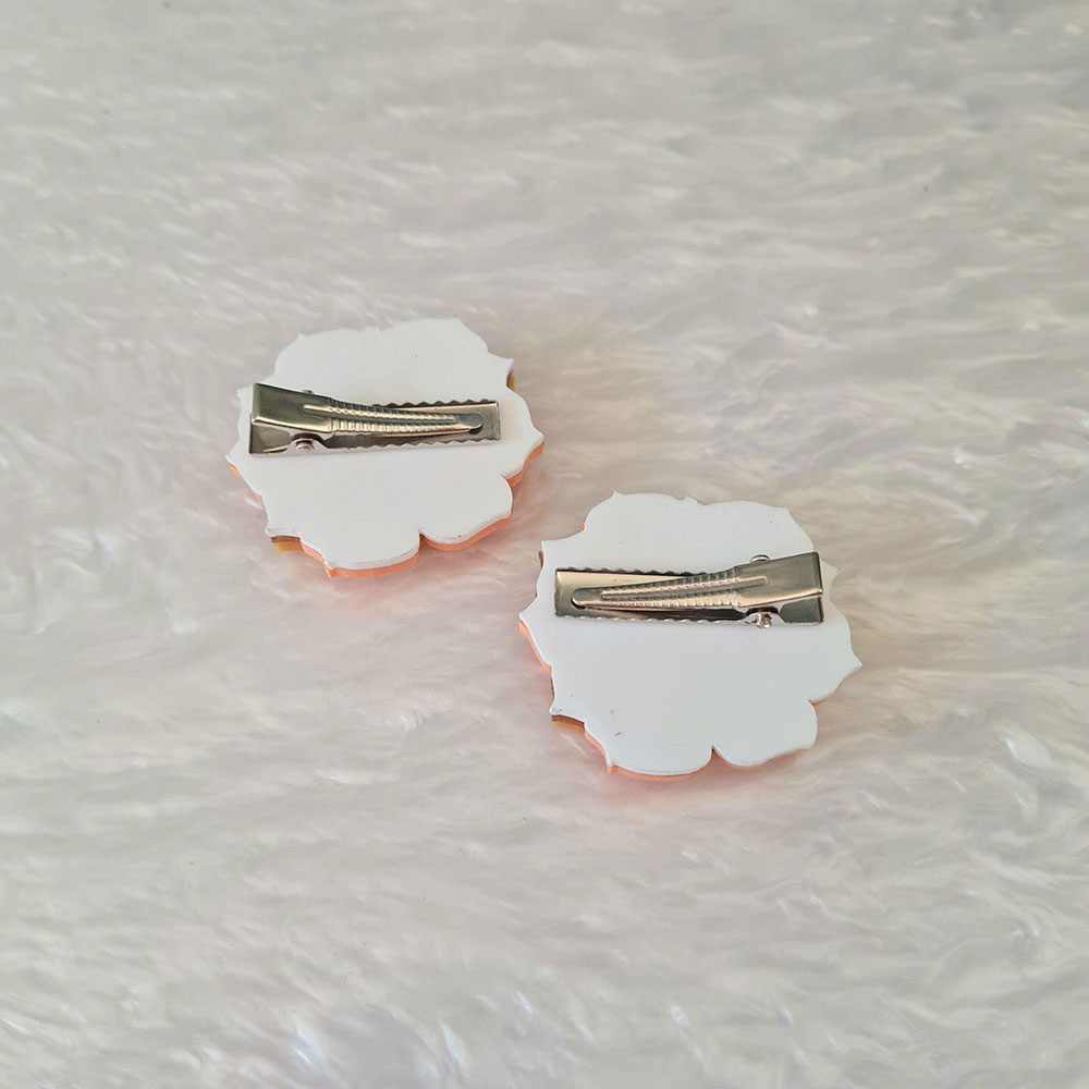 Pastel Rose Brooch Set by Cherryloco Jewellery 7