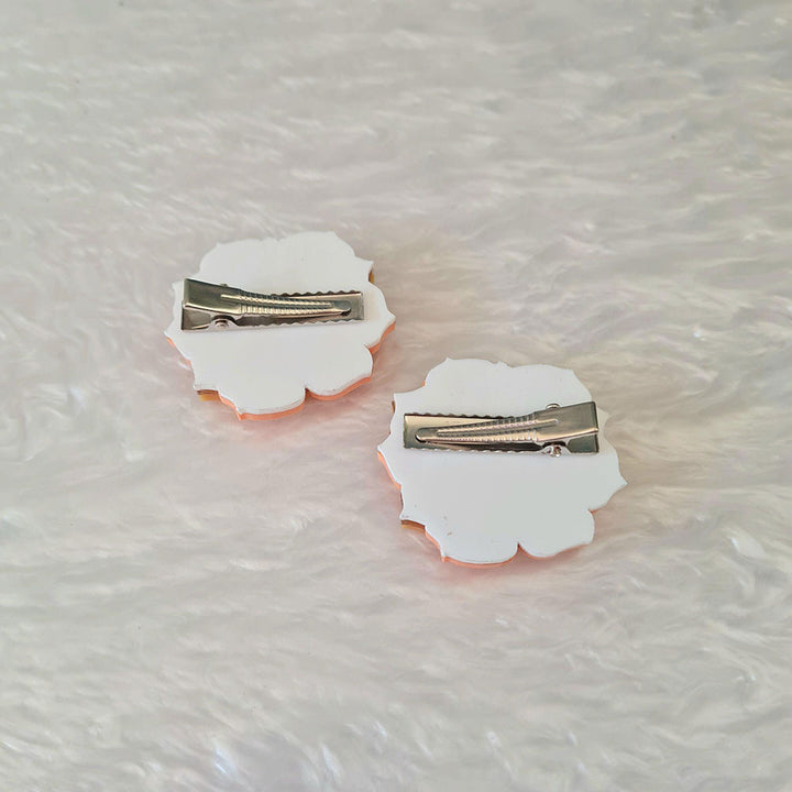 Pastel Rose Brooch Set by Cherryloco Jewellery 7