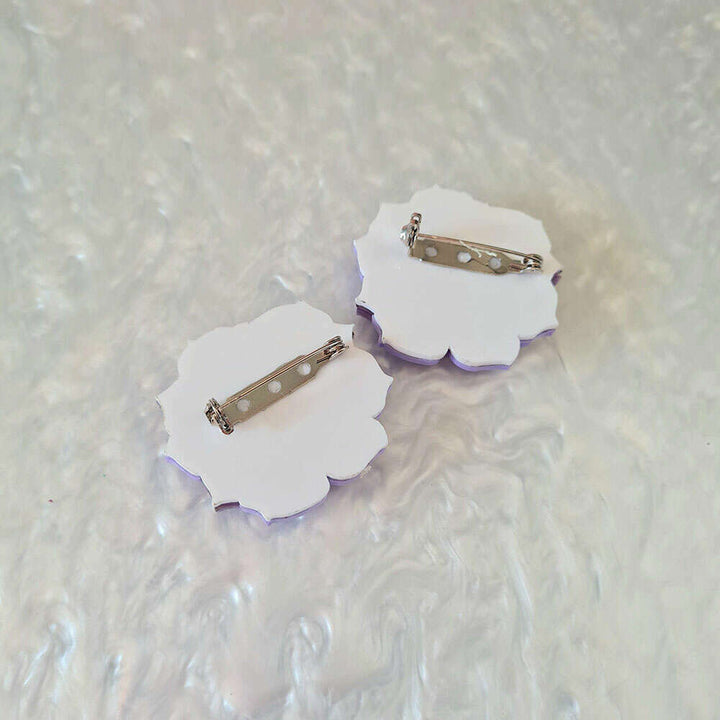 Pastel Rose Brooch Set by Cherryloco Jewellery 6
