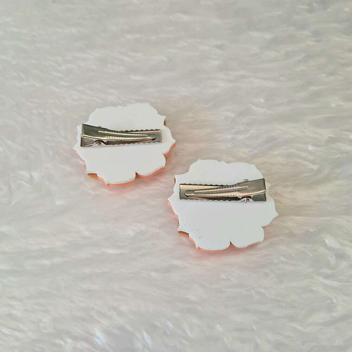 Pastel Rose Brooch Set by Cherryloco Jewellery 7