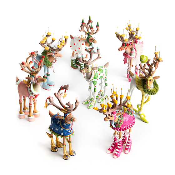 Dash Away Reindeer Mini Ornament by Patience Brewster