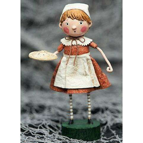 Patience Pilgrim Fall Figurine by Lori Mitchell - Quirks!