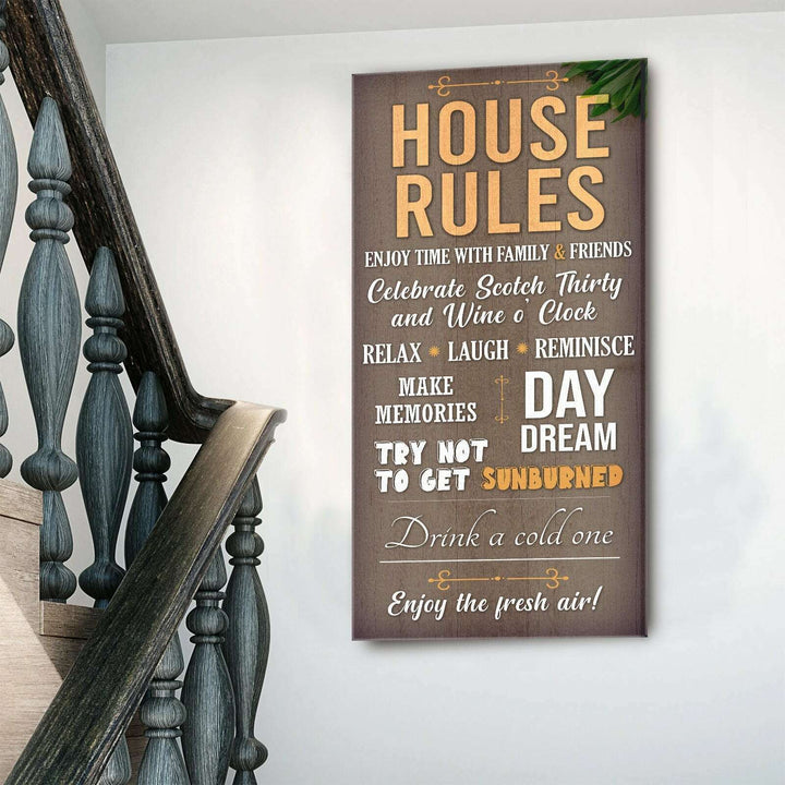 Patio Rules Sign