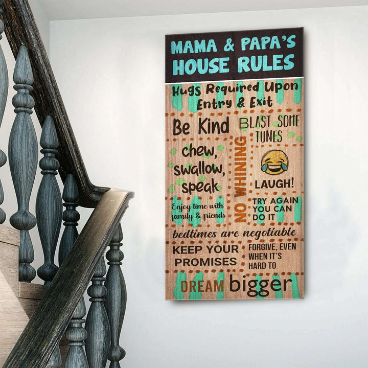 Patio Rules Sign