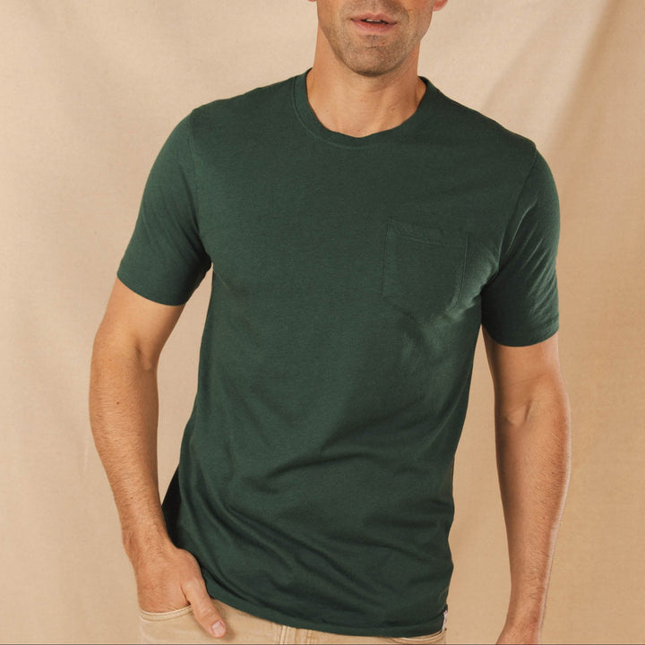 The Bistro | Forest Green Everyman™ Pocket T Shirt