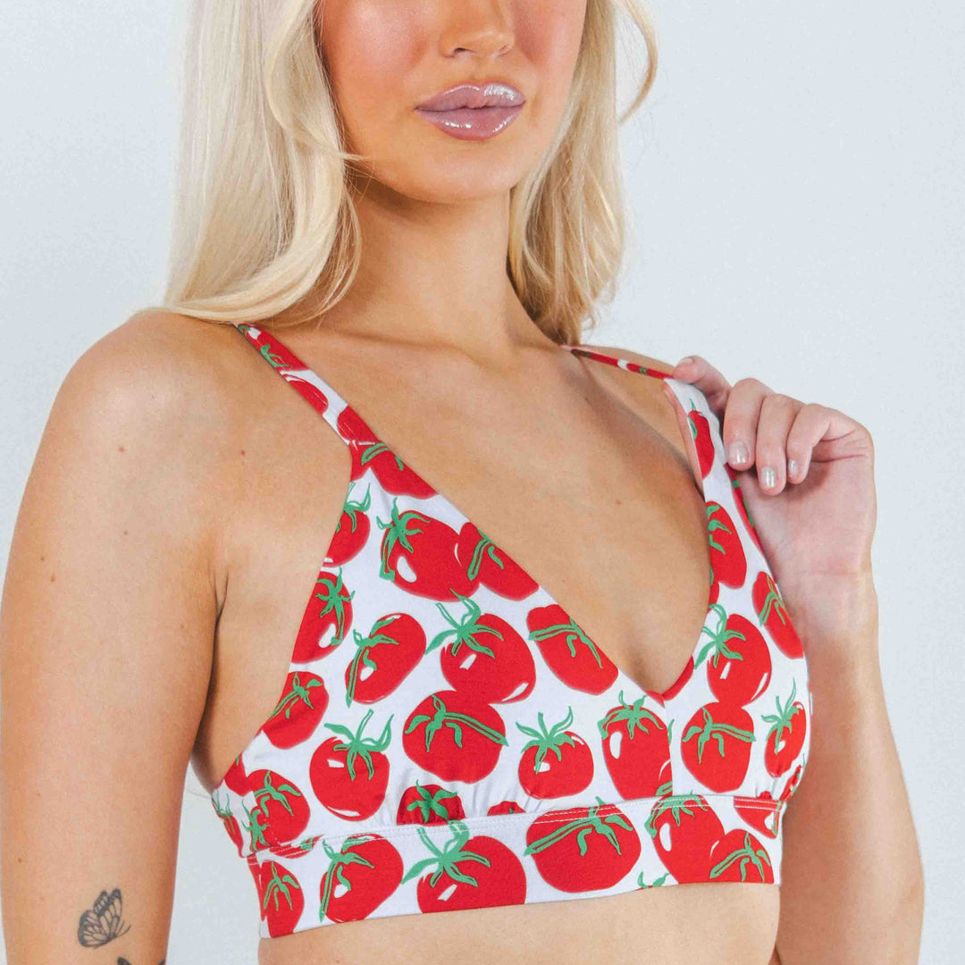 The Roma | Tomato Boob Hammock™ Plunge Bralette