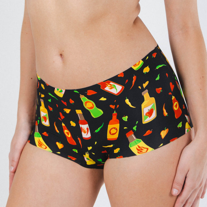 The Gotcha Sriracha | Hot Sauce Women’s Seamless Boyshort