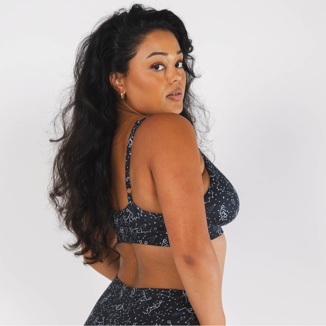 The Big Bang | Glow in the Dark Constellation Boob Hammock™ Plunge Bralette