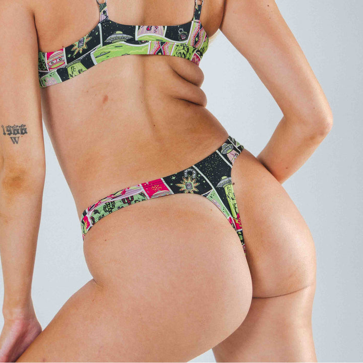 The Area 51 | Retro-Futuristic Alien MicroModal Thong