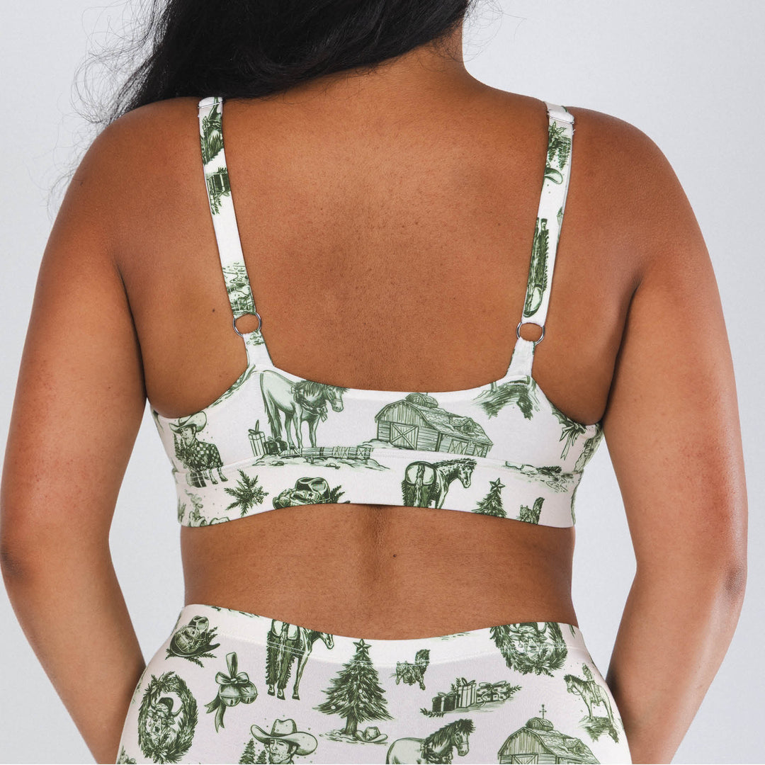 The Western Wonderland | Western Toile Boob Hammock™ Busty Bralette