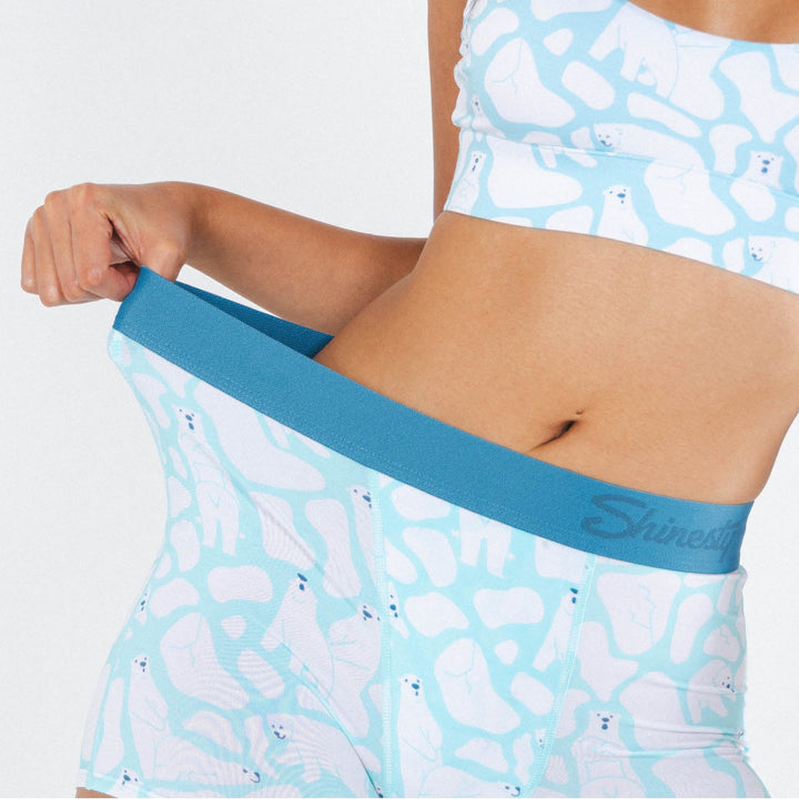 The Polar Polka | Polar Bear Scene Women’s Boxers