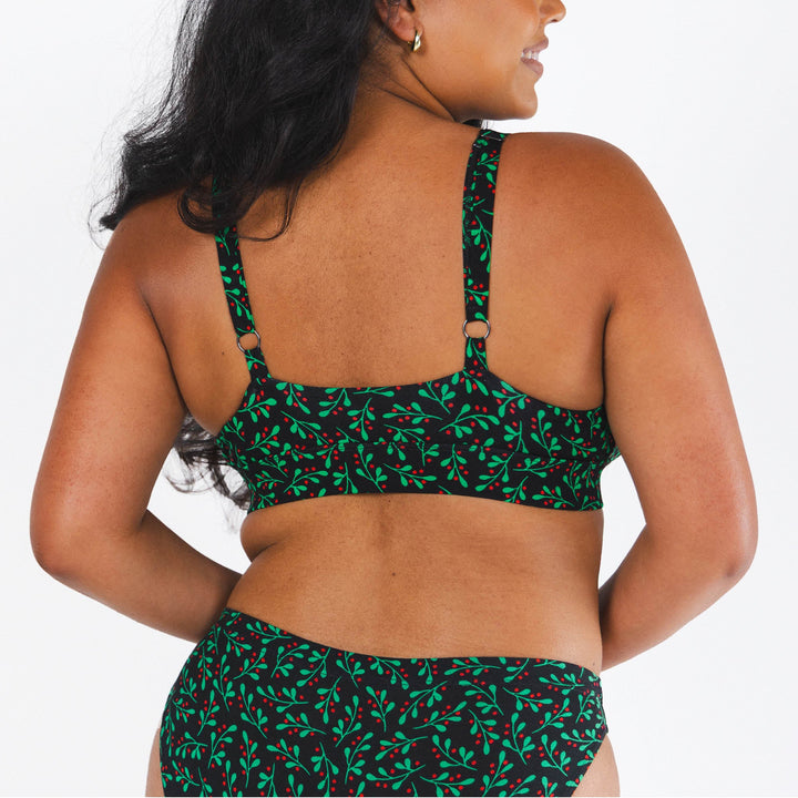 The Kiss Me There | Mistletoe Boob Hammock™ Busty Bralette