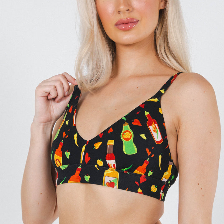 The Gotcha Sriracha | Hot Sauce Boob Hammock™ Busty Bralette