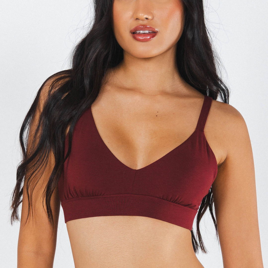 The Sommelier | Burgundy Boob Hammock™ Busty Bralette