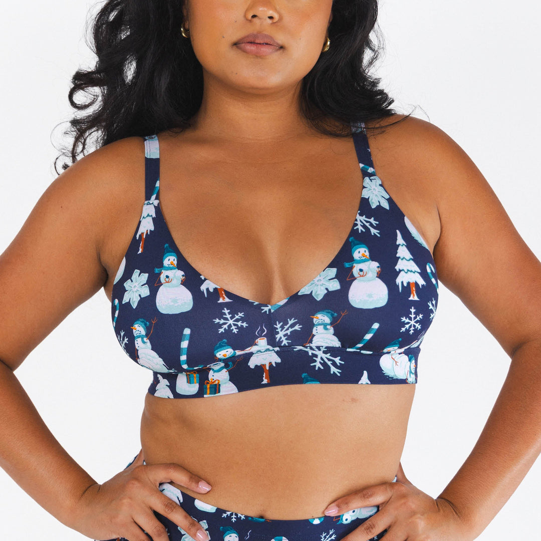 The Big Blizzard | Naughty Snowmen Boob Hammock™ Busty Bralette