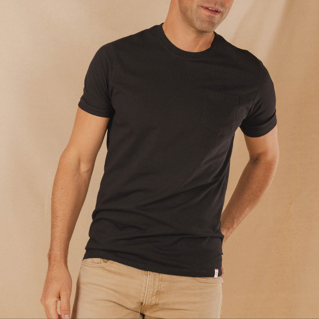 The Threat Level Midnight | Black Everyman™ Pocket T Shirt