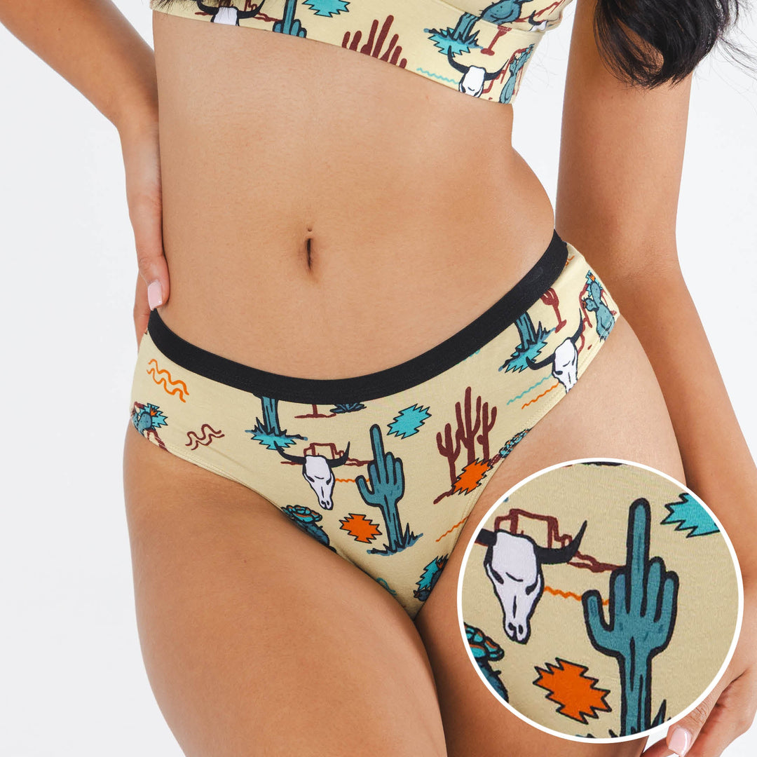 The Mirage | Western Cactus Cheeky Underwear