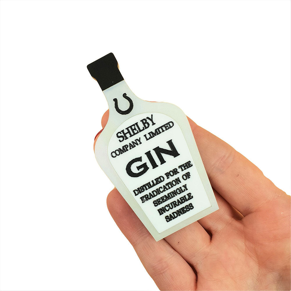 Peaky Blinders Gin Brooch by Cherryloco Jewellery - 10910 2