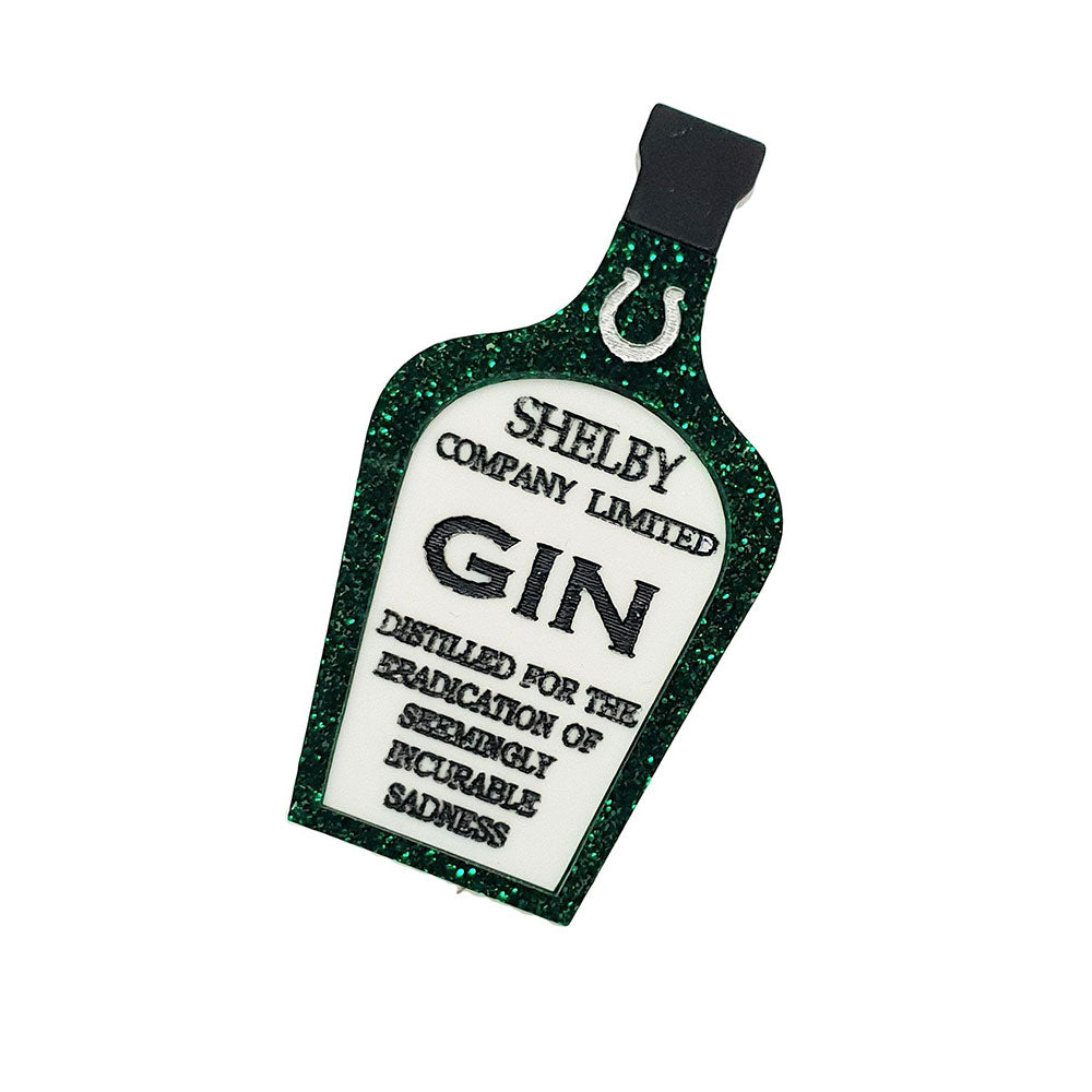 Peaky Blinders Gin Brooch by Cherryloco Jewellery 3