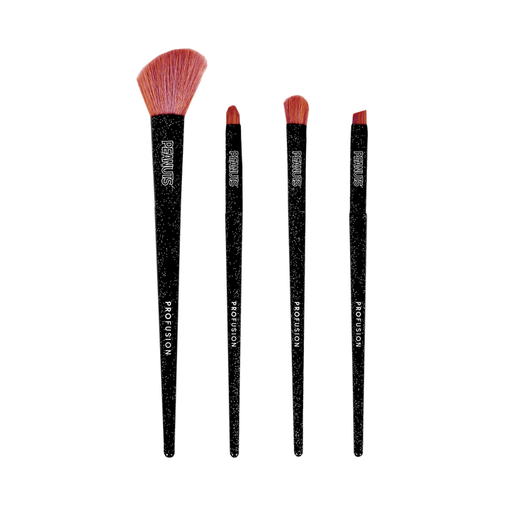 Peanuts Halloween | Witchy Blend 4 PC Eye & Face Brush Set