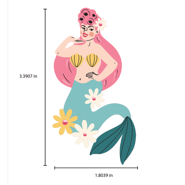 Pearl the Mermaid Brooch by Marla VonDuta x Lipstick & Chrome – view 8