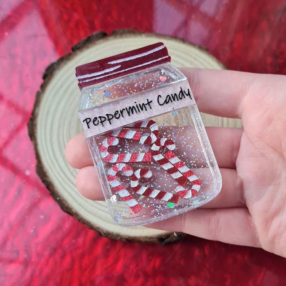 Peppermint Candy Brooch by Cherryloco Jewellery 3