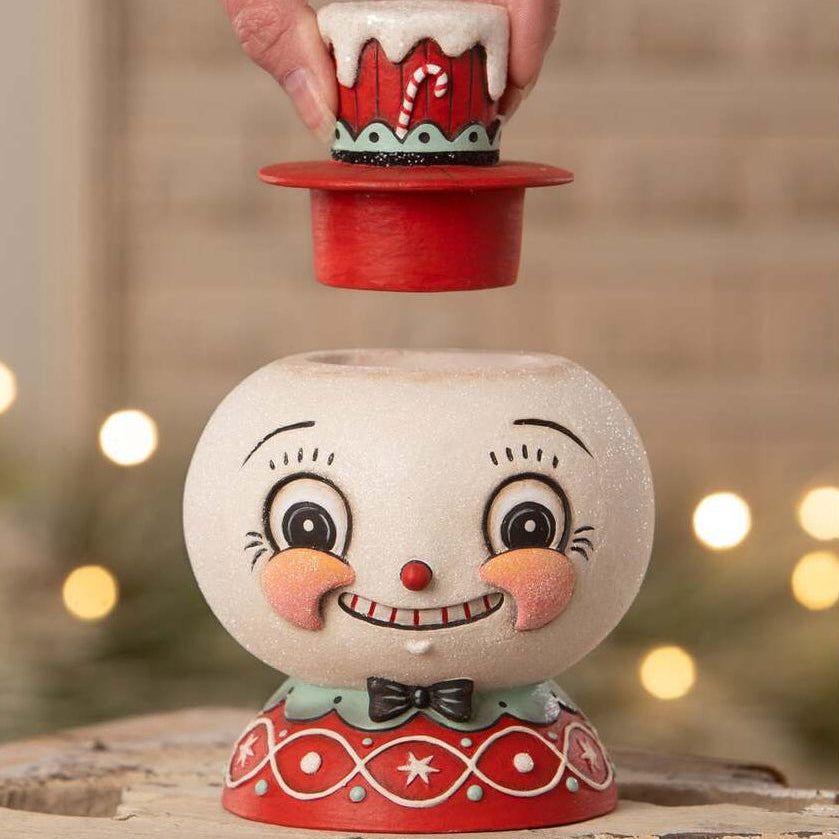 Peppermint Snow Beau Container by Bethany Lowe Designs 1