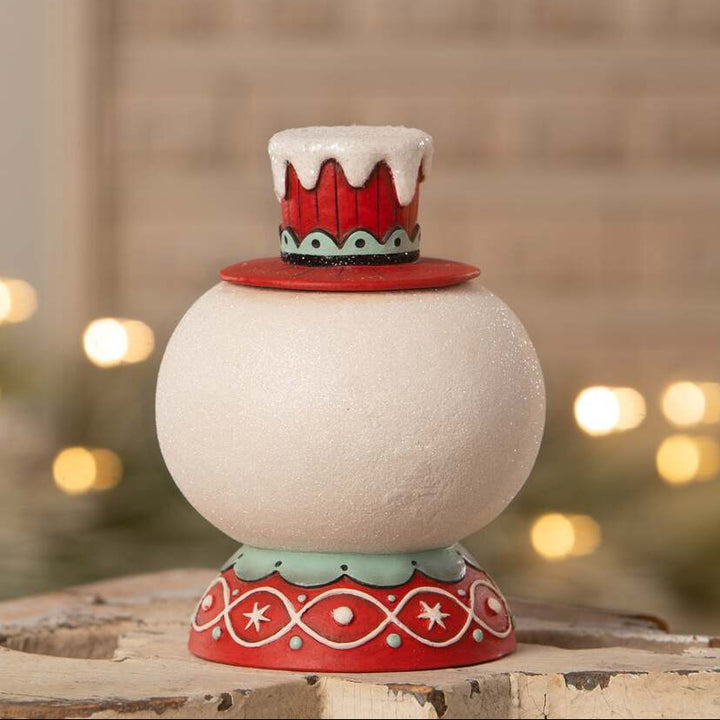 Peppermint Snow Beau Container by Bethany Lowe Designs 2