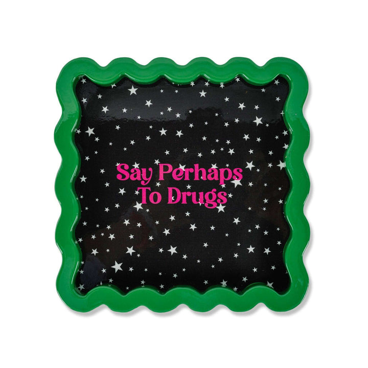 Perhaps to Drugs Lacquer Tray